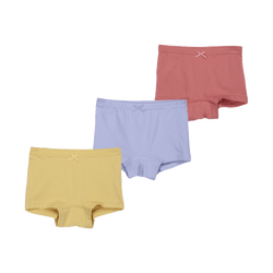 THREE-PACK BOYSHORTS YELLOW/MAUVE/LILAC