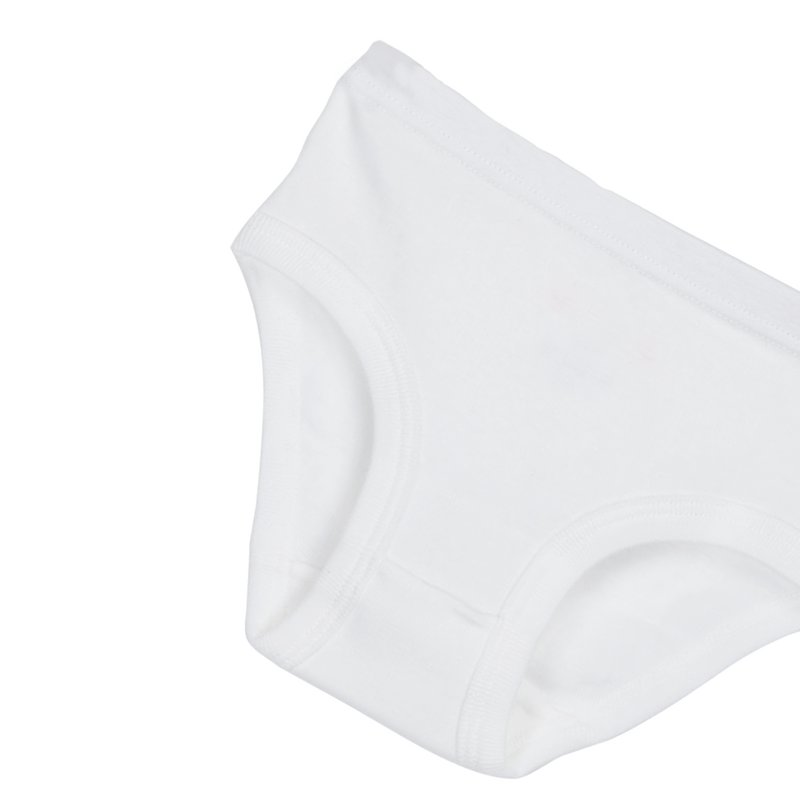 THREE-PACK UNDIES WHITE/GRAY/PINK