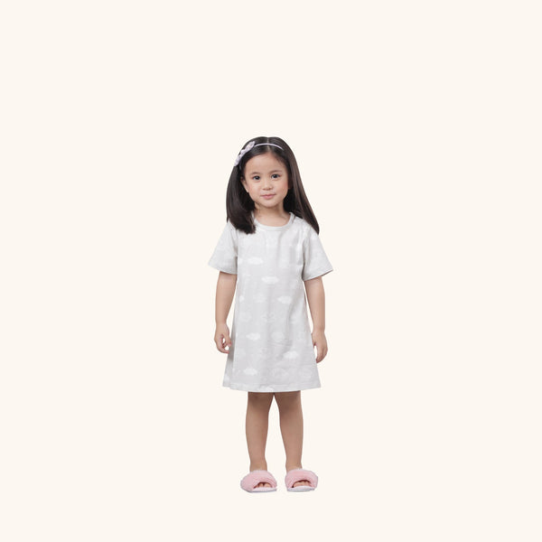 CLOUDS SHIRT DRESS