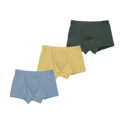 THREE-PACK BOXERS GREEN/YELLOW/BLUE