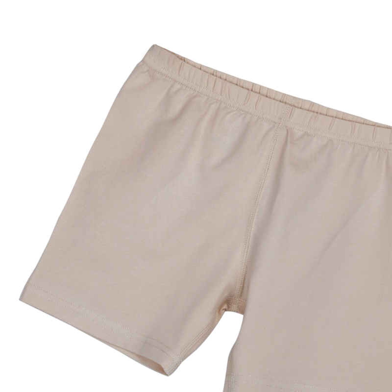 THREE-PACK BIKE SHORTS WHITE/BEIGE/GRAY