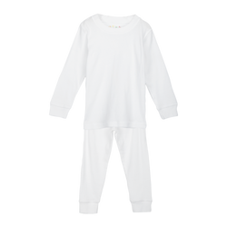 LONGSLEEVES PAJAMA SET WHITE