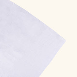 M02 Plain White Muslin Wrap/Swaddle