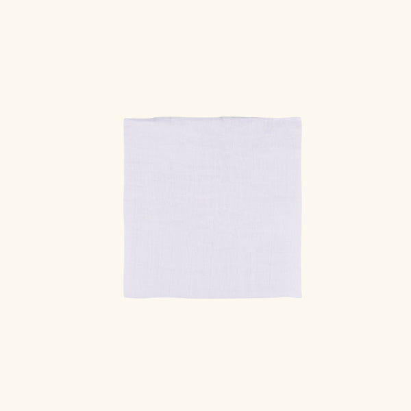 M02 Plain White Muslin Wrap/Swaddle