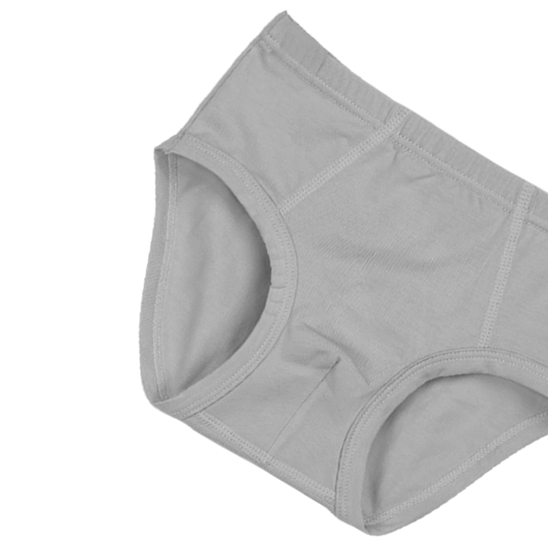 THREE-PACK BRIEFS WHITE/GRAY/BLACK