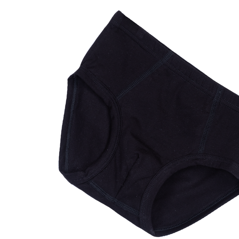 THREE-PACK BRIEFS WHITE/GRAY/BLACK