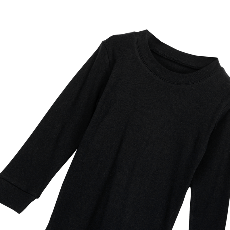 LONGSLEEVES PAJAMA SET BLACK
