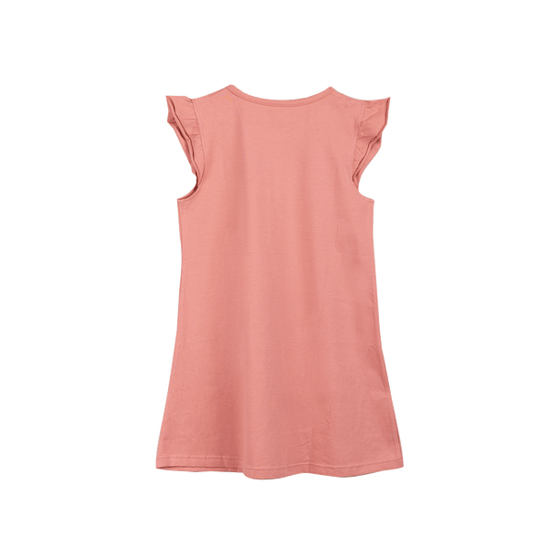 THREE-PACK DRESS WITH RUFFLE SLEEVES YELLOW/MAUVE/LILAC
