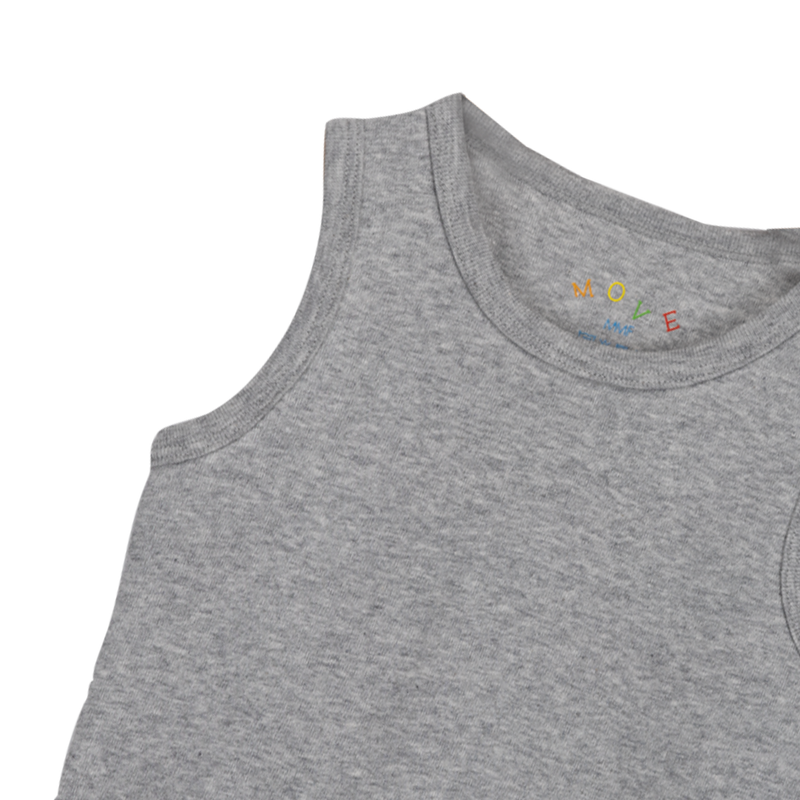 THREE-PACK TANK TOP WHITE/GRAY/BLACK