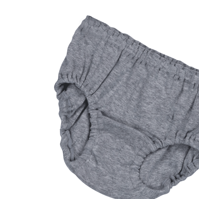 THREE-PACK BRIEFS WHITE/GRAY/BLACK