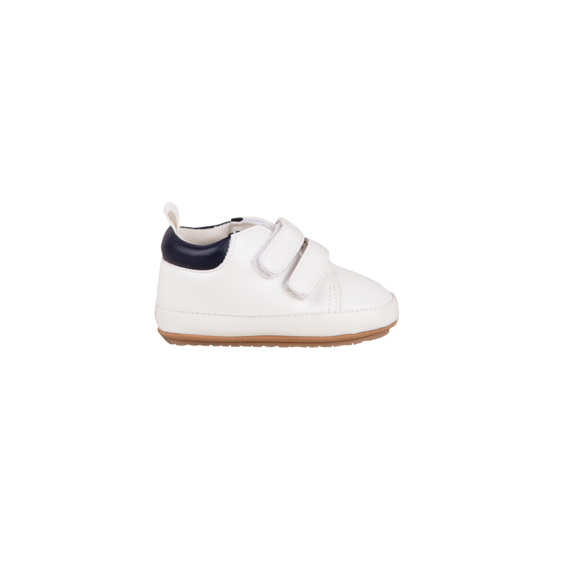 AKEEM White/Navy Blue