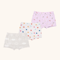 BALLERINA THREE-PACK BOYSHORTS