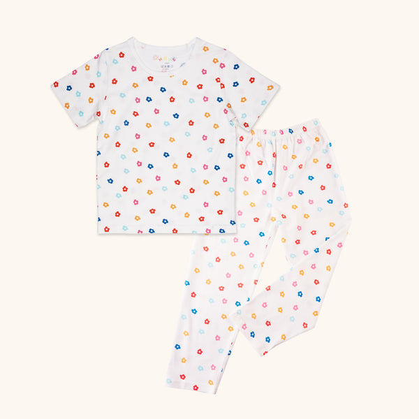 FLOWERS PAJAMA SET
