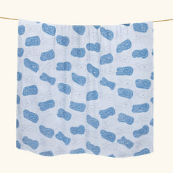 MALLOWS BUNNY SWADDLE/MUSLIN WRAP