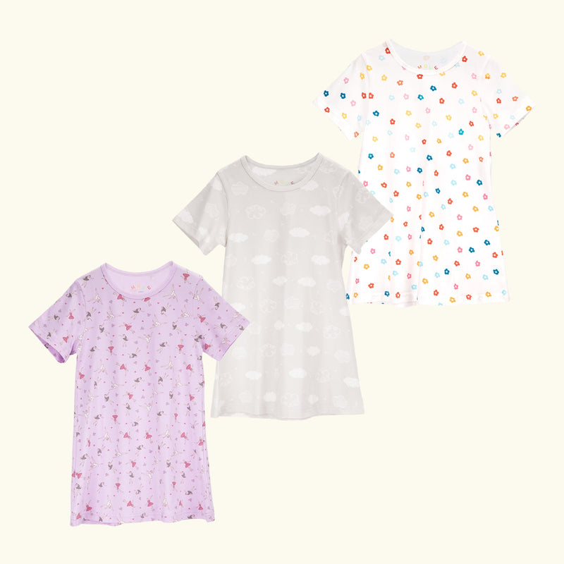 BALLERINA THREE-PACK SHIRT DRESS
