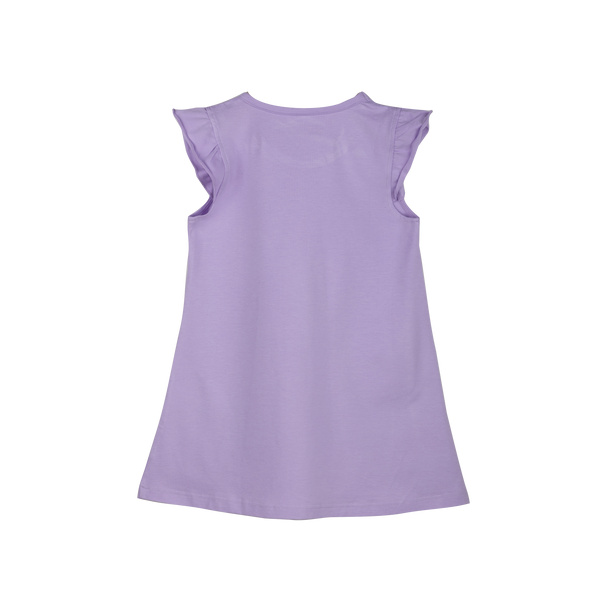 THREE-PACK DRESS WITH RUFFLE SLEEVES PINK/PURPLE/GREEN